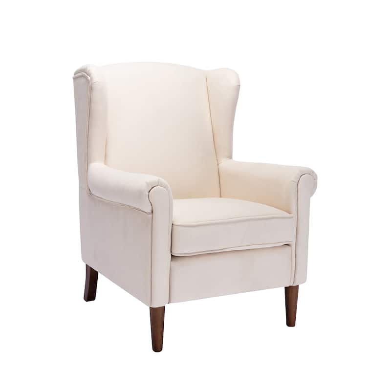 Porthos Home Jacy Accent Chair, Fabric Upholstery, Rubberwood Legs