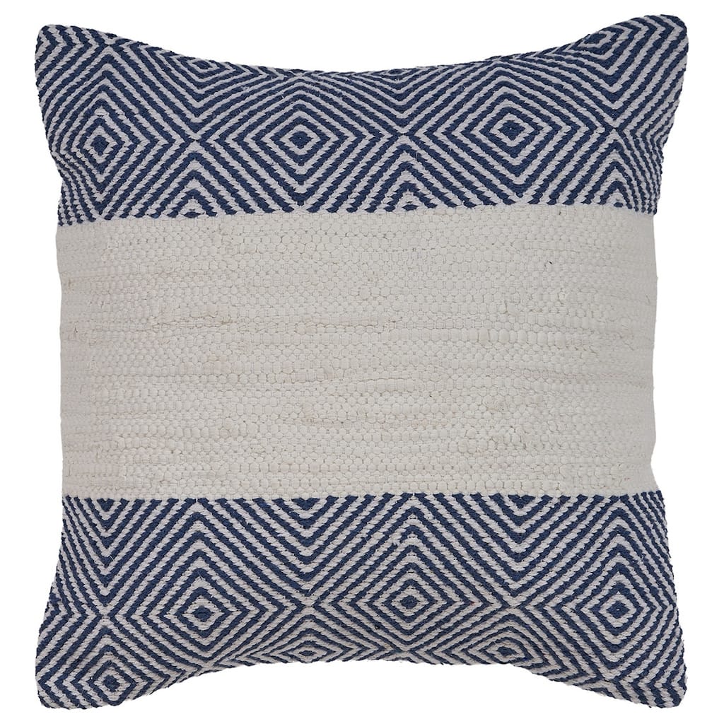 Sevita Nautical Geometric Throw Pillow