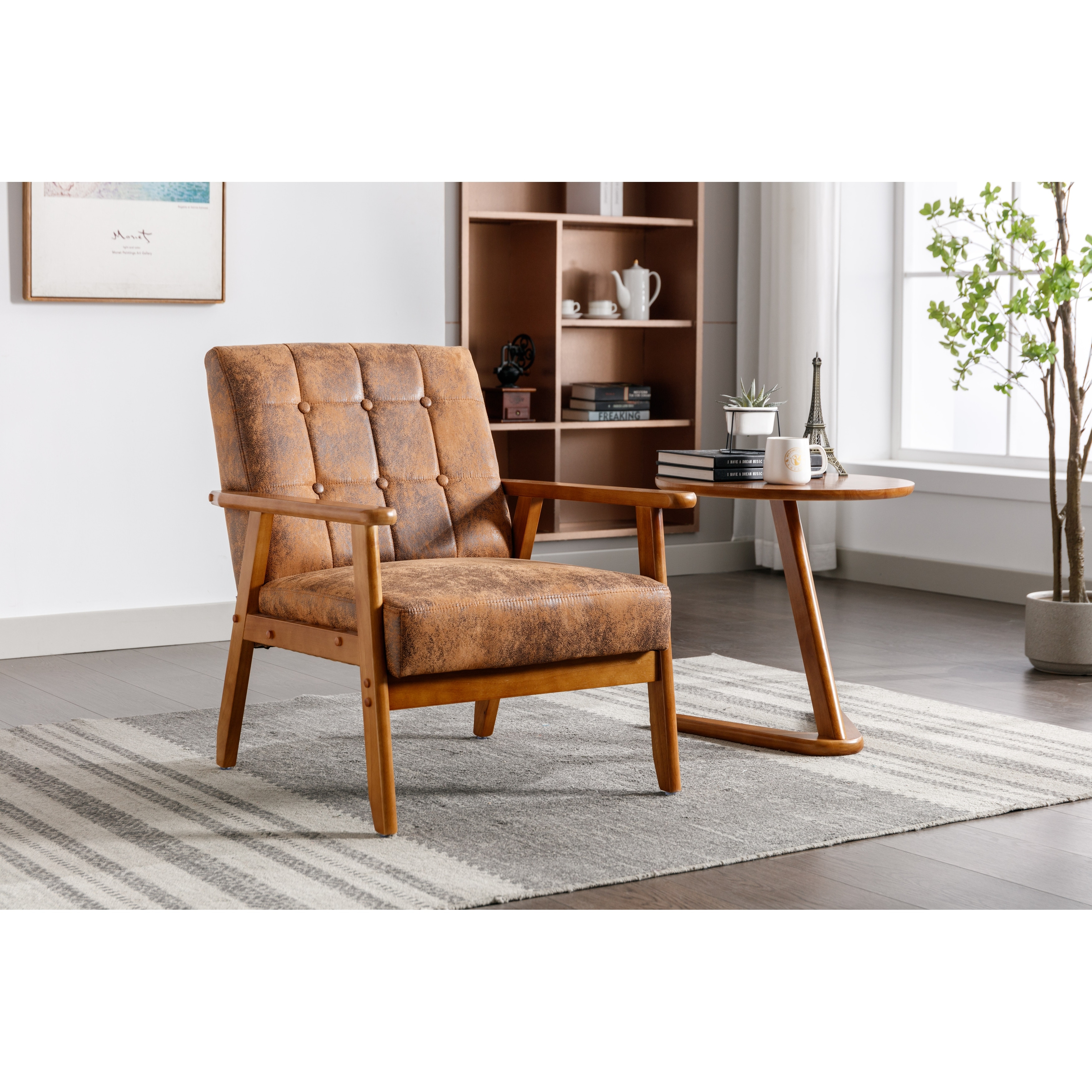 Upholstered lounge chairs best sale