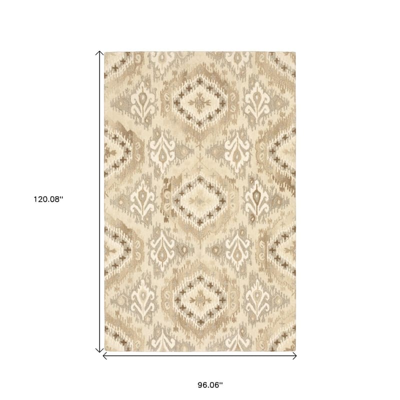 HomeRootsAbstract Scandinavian Rectangle Area Rug