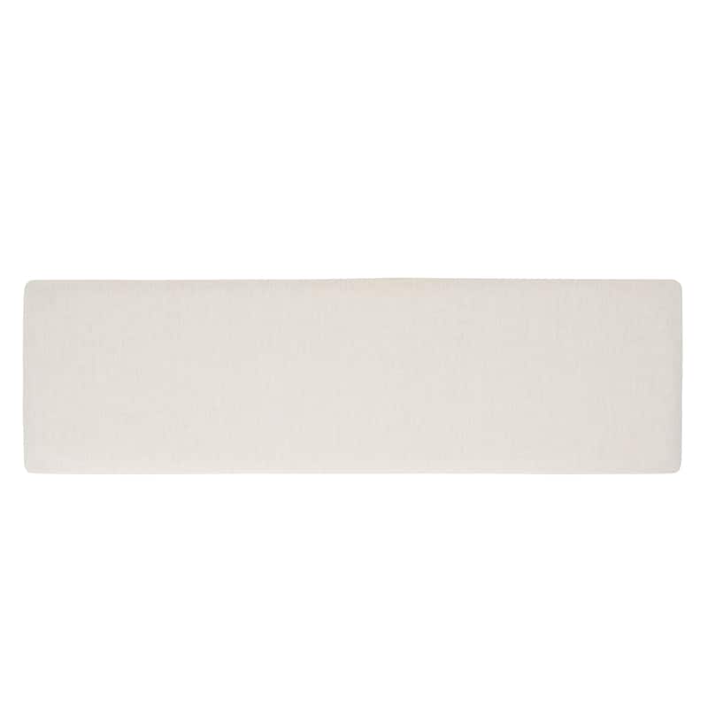 SAFAVIEH Cricket Mid-Century Modern Open Shelf Storage Bench with Cushion