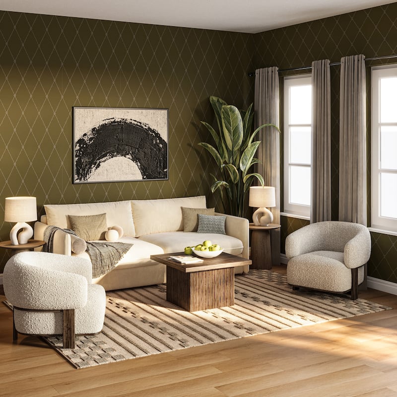 Carmeon Hamilton Nubi Bohemian Striped Hand Woven Rug