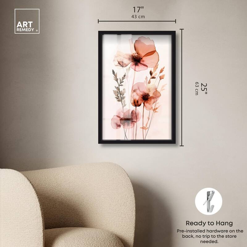 Petal Dye II Shadowbox by Art Remedy