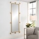 preview thumbnail 3 of 4, Uttermost Balkan Gold Tall Mirror - 28"W x 75"H x 1"D