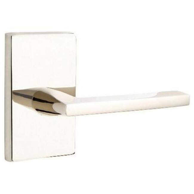 Emtek Helios Left Handed Non-Turning Two-Sided Dummy Door Lever Set - Polished Nickel