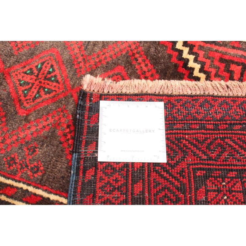 ECARPETGALLERY Hand-knotted Teimani Dark Grey Wool Rug - 3'0 x 4'6