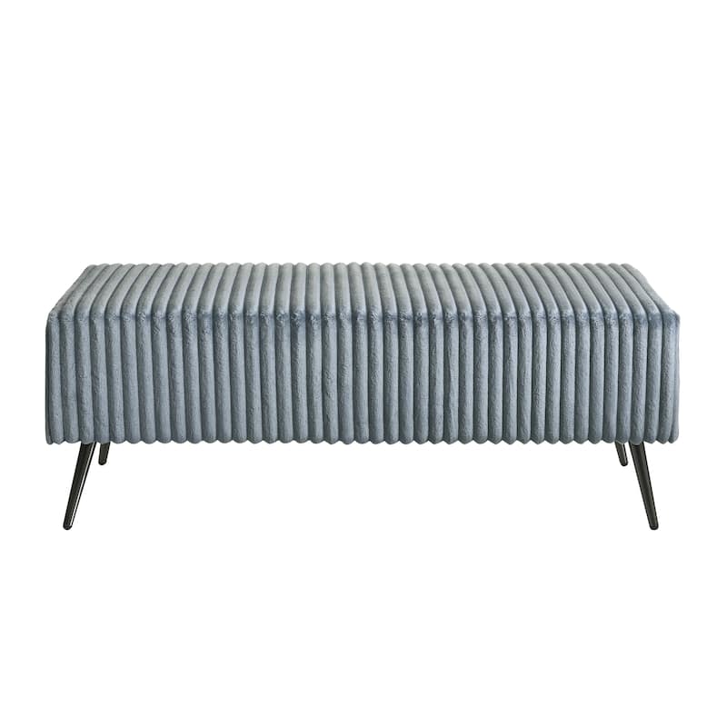 Corduroy Upholstery Bench