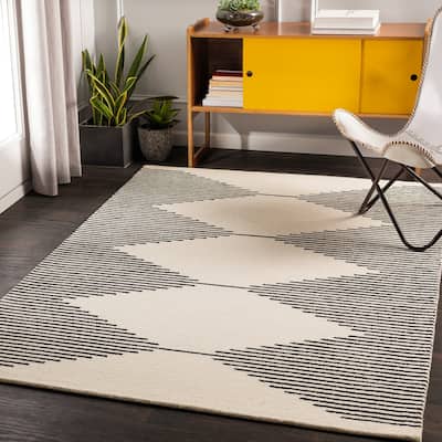 Livabliss Zepp Modern Wool Handmade Area Rug