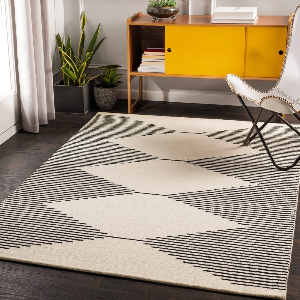 Livabliss Zepp Modern Wool Handmade Area Rug