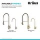 preview thumbnail 177 of 176, Kraus Britt Commercial 3-Function 1-Handle Pulldown Kitchen Faucet