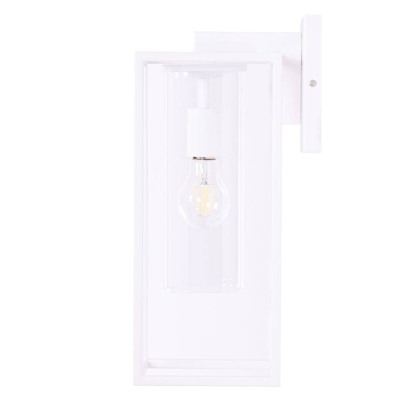 Outdoor Wall Sconce with Clear Glass