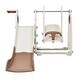 preview thumbnail 18 of 16, 4 in 1 Toddler Slide,Swing Set,Kids Playground Climber Slide Playset with Basketball Hoop,Freestanding Combination for babies