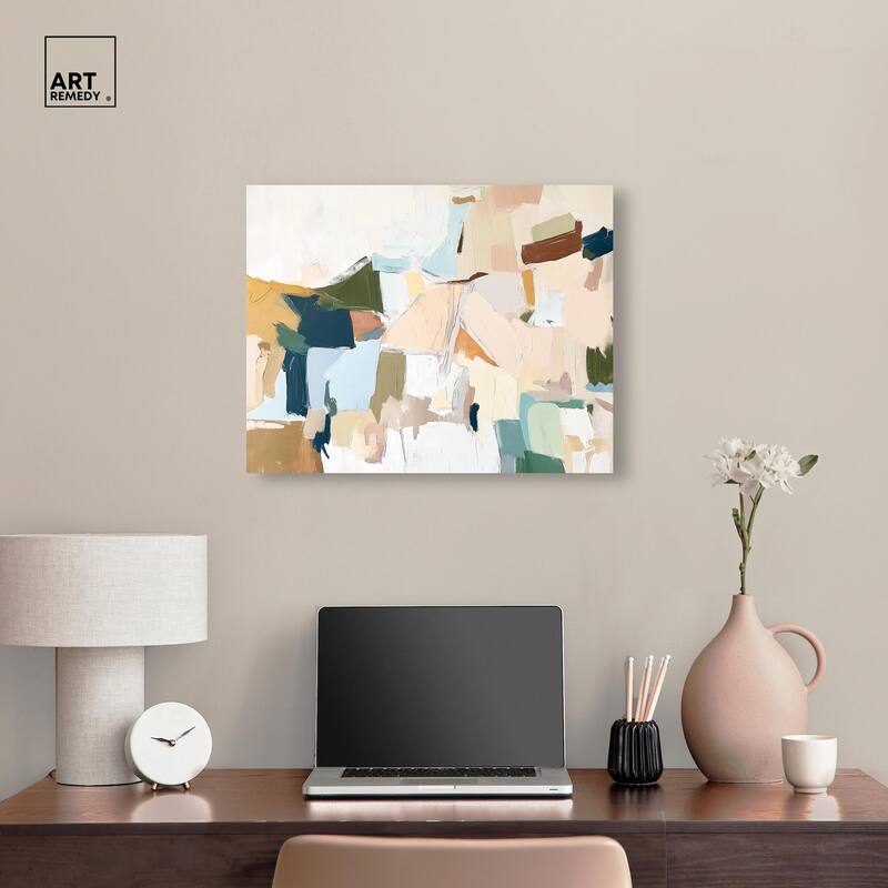 Pastel Mixture Canvas by Art Remedy, Gallery Wrapped
