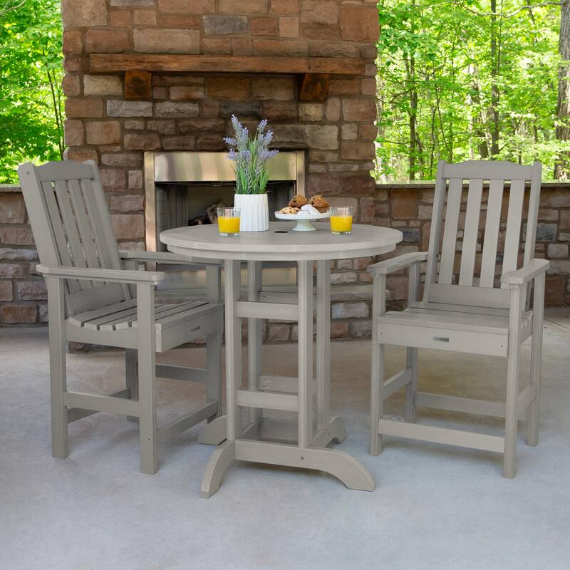 Lehigh 3-piece Counter Height Outdoor Dining Set - 36" Round Table