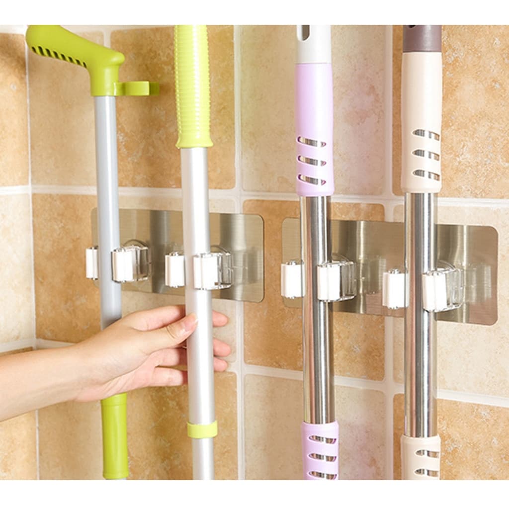 Farberware mop shop and broom holder