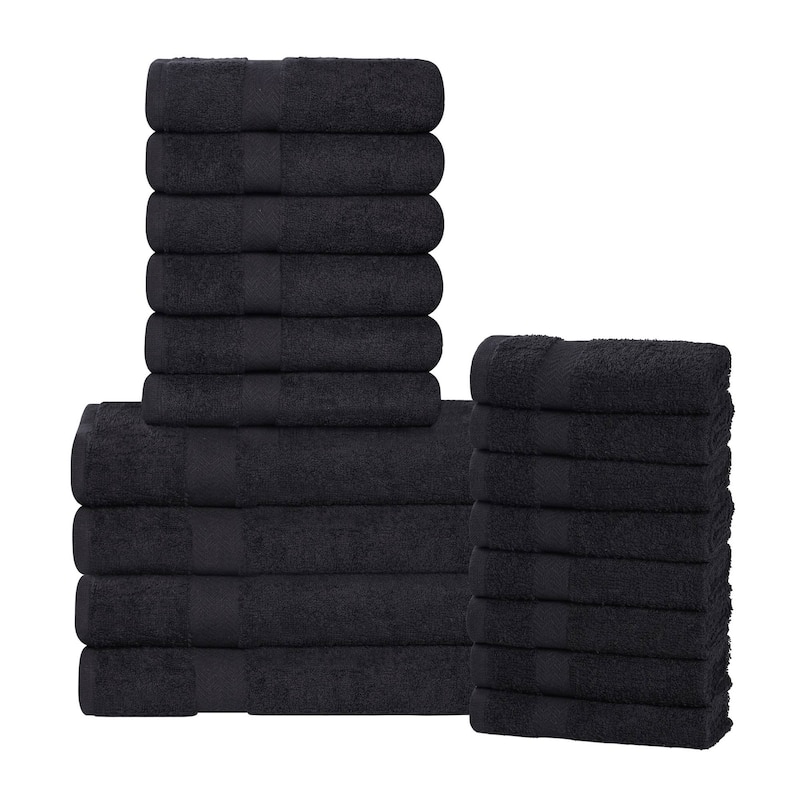Superior Franklin Cotton Lightweight 18-Piece Assorted Towel Set