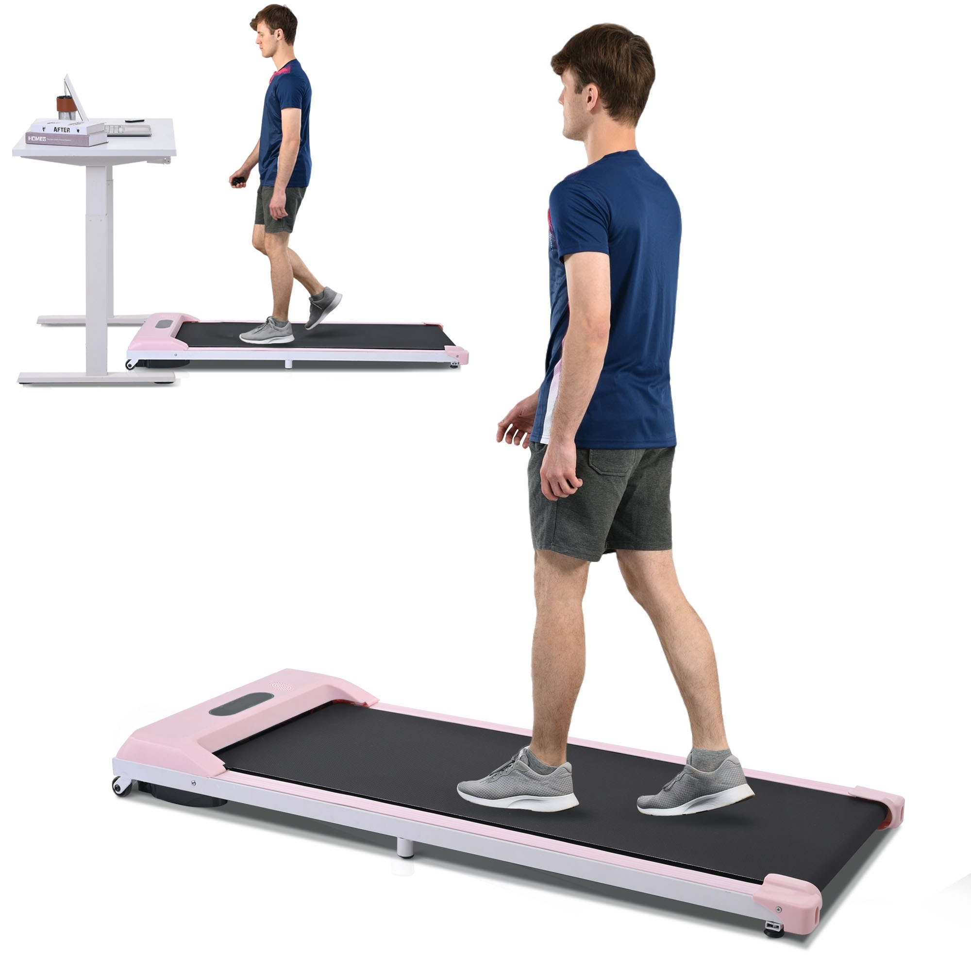  ENHEN Foldable Pink Leg Exercise Equipment Standing