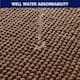 Subrtex Chenille Soft Rugs Super Water Absorbing Shower Mats