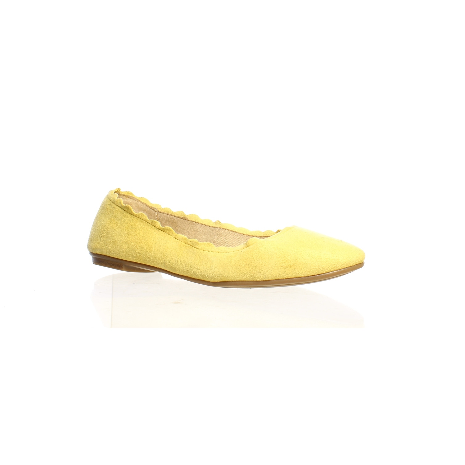 womens yellow ballet flats