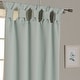 preview thumbnail 18 of 41, Aurora Home Thermal Insulated Blackout Knotted Tab Curtains