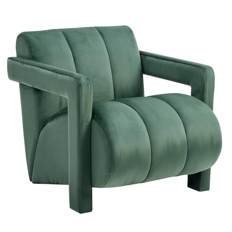 Roundhill Furniture Velmor Contemporary Velvet Accent Armchair