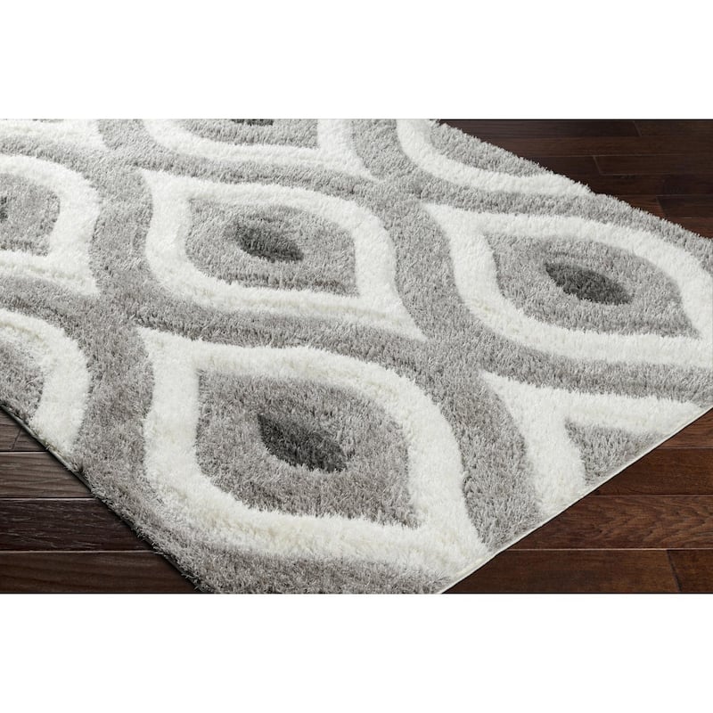 Livabliss Bologna Mod Trellis Plush Area Rug