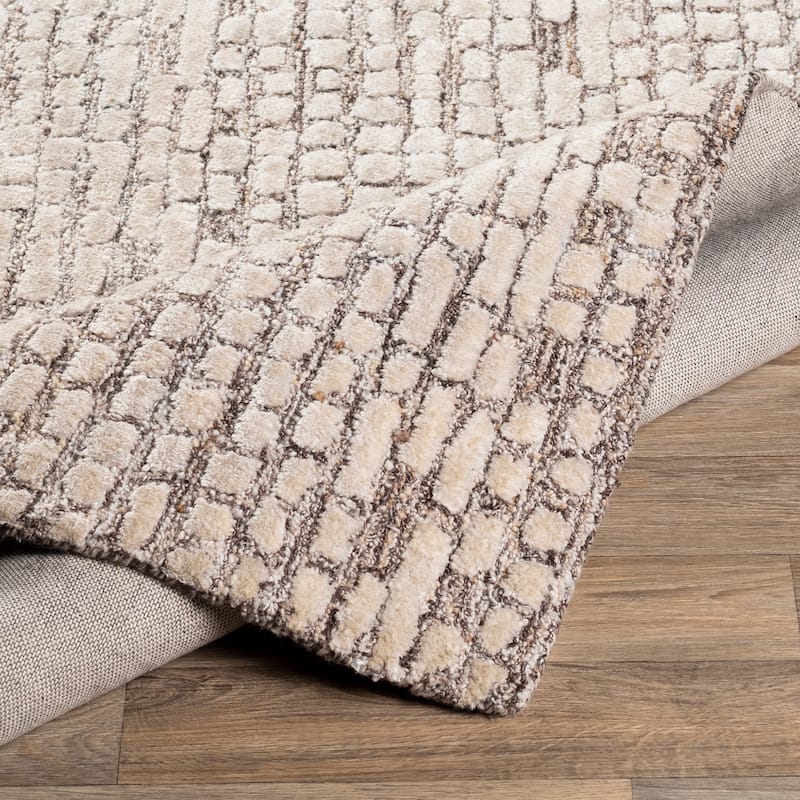 Izara Modern Textured Area Rug