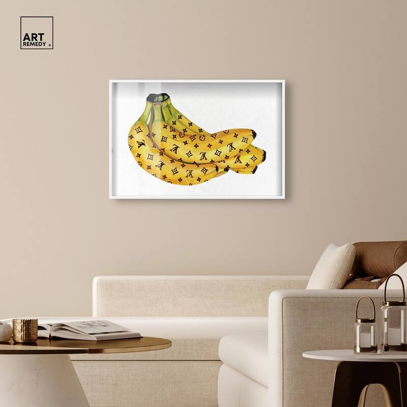 Fashion Bananas III Shadowbox by Art Remedy