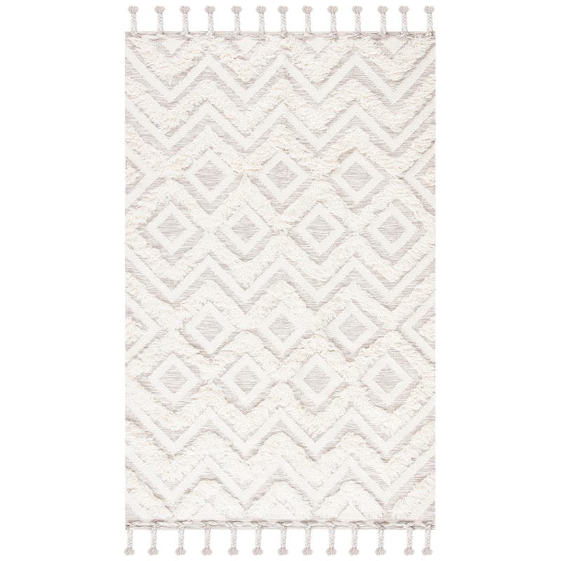 SAFAVIEH Handmade Kenya Husne Wool Tassel Rug