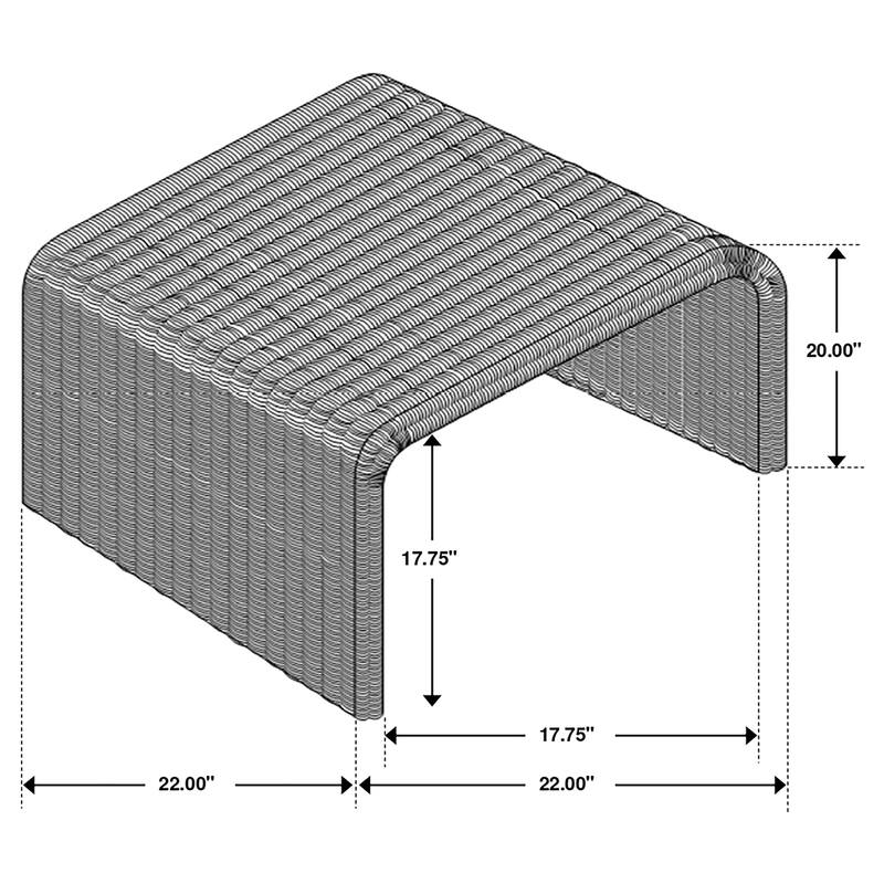 Cahya Rattan Coffee and End Table Set
