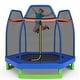preview thumbnail 1 of 48, Costway 7FT Kids Trampoline Outdoor Indoor Recreational Bounce Jumper Blue - Blue
