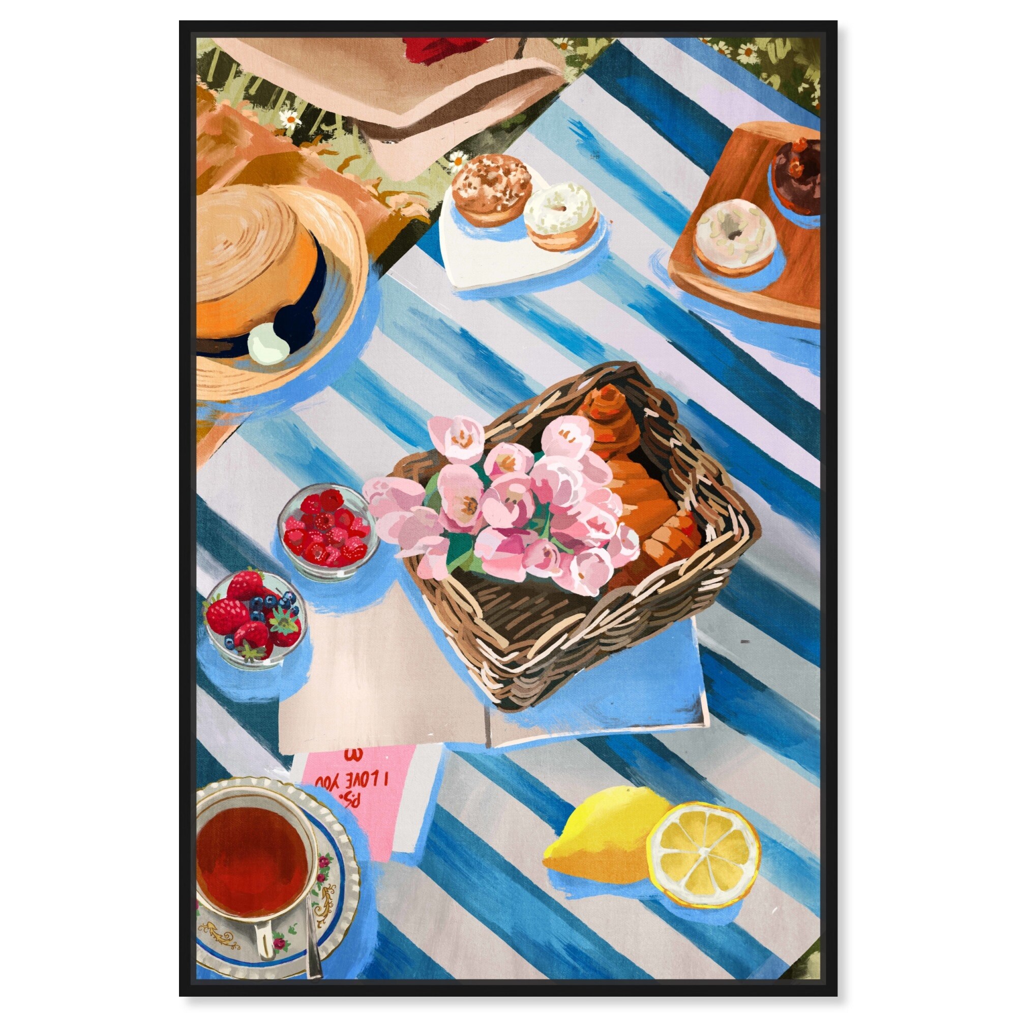Sweet Things Canvas Modern Kitchen Print by Art Remedy