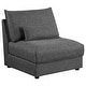 preview thumbnail 11 of 16, Sasha 3-Piece Upholstered Sofa Barely Black