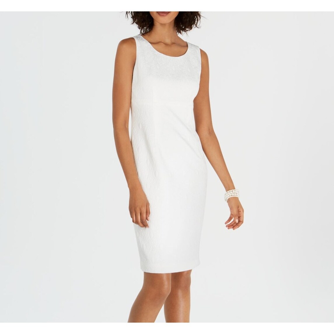 white dress split