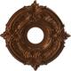 3 1/2" Inside Diameter - Attica Thermoformed PVC Ceiling Medallion - 13" Outside Diameter - Metallic Dark Copper
