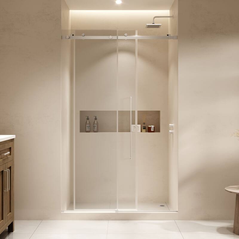 Ove Decors 15SGP-SELB48 Selby 74" High x 48" Wide Sliding Frameless