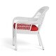 preview thumbnail 31 of 39, Portside Coastal White Outdoor Wicker Seating Set (4-Piece)