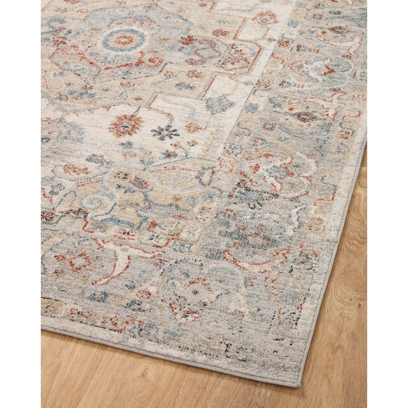 Alexander Home Colette Traditional Botanical Area Rug