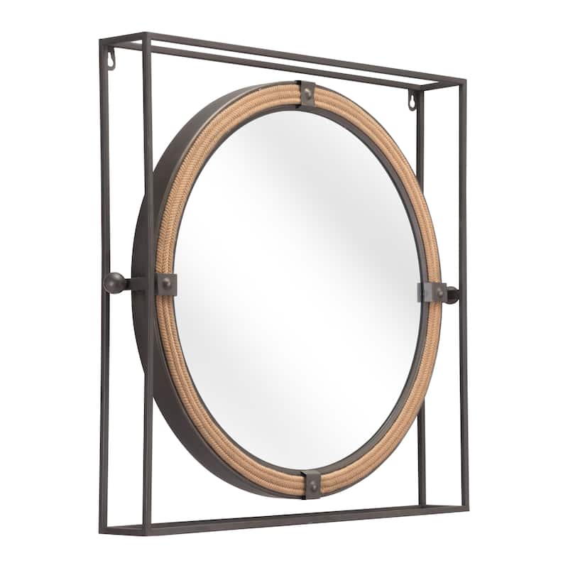 Green Apple Mirror Gray - N/A - Gray