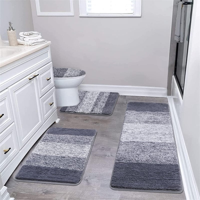Bathroom Rugs Sets 4 Piece