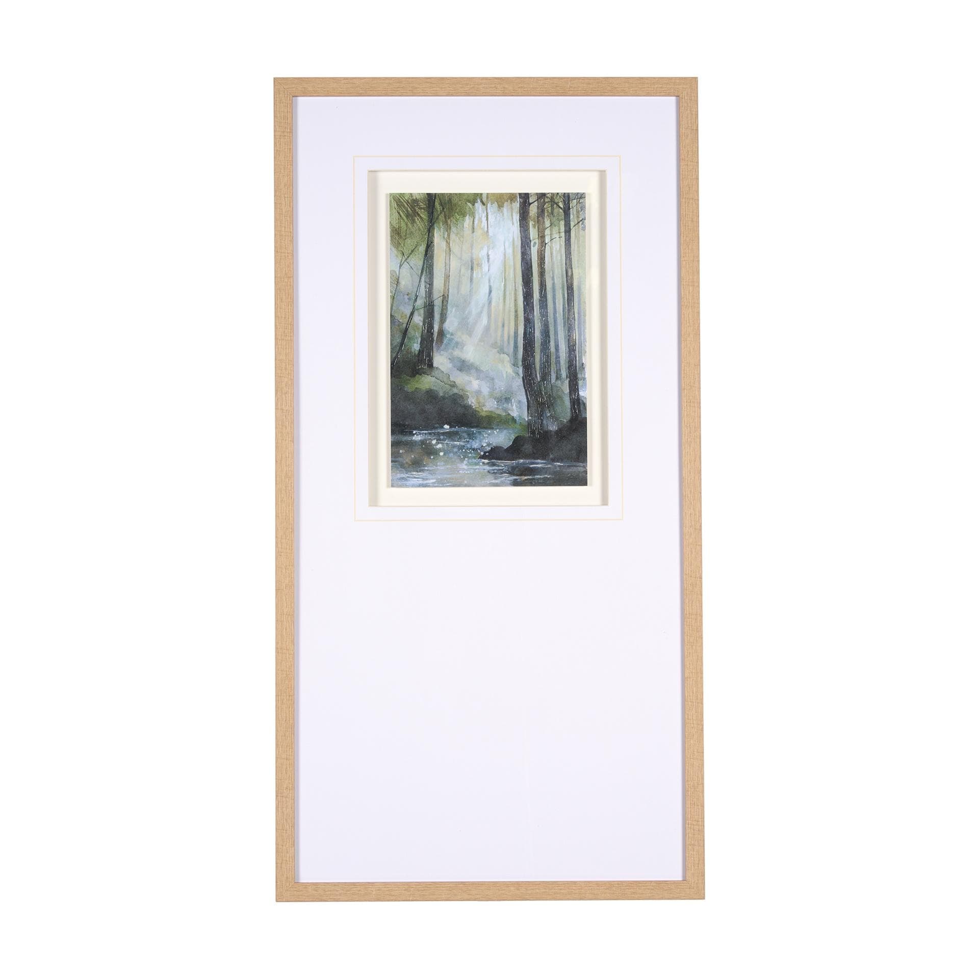 Spring Light II by Mercana Studio a Hand Embelished Textured Framed Art Print Matted under Glass
