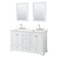Option White, Gold Trim, White Quartz Top
