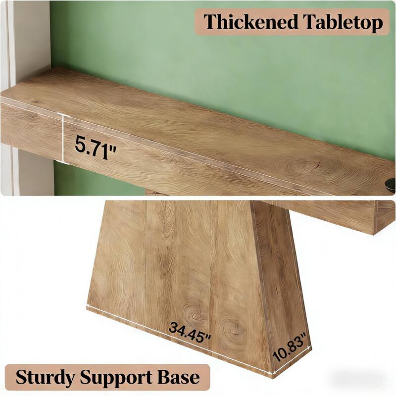 Console Table,Entryway Table - Natural
