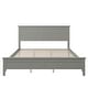 preview thumbnail 4 of 6, Queen Size Pine Platform Bed with Headboard and Support Legs