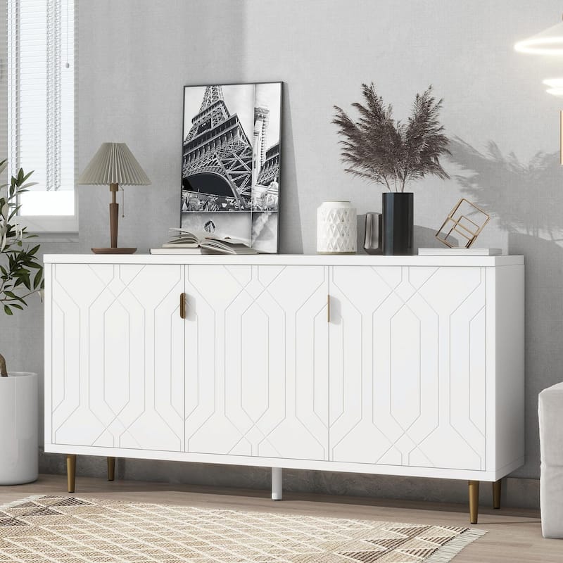 Contemporary TV Stand for TVs up to 70 Inches, Media Center