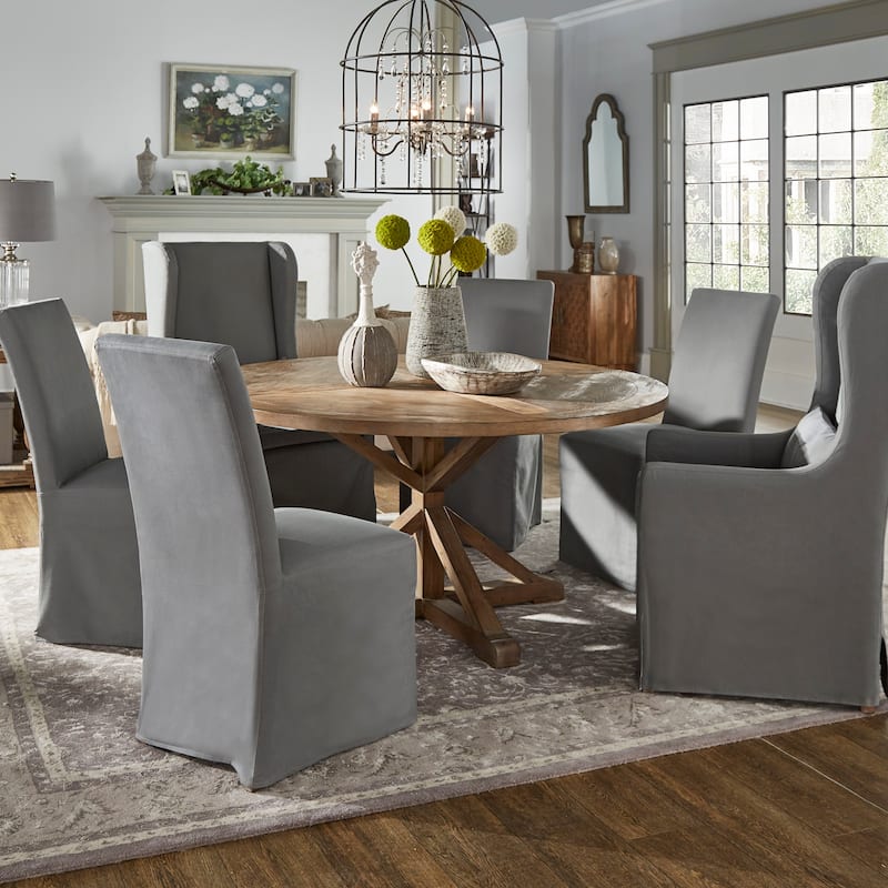 Potomac Slipcovered Parsons Dining Chairs (Set of 2) by iNSPIRE Q Artisan