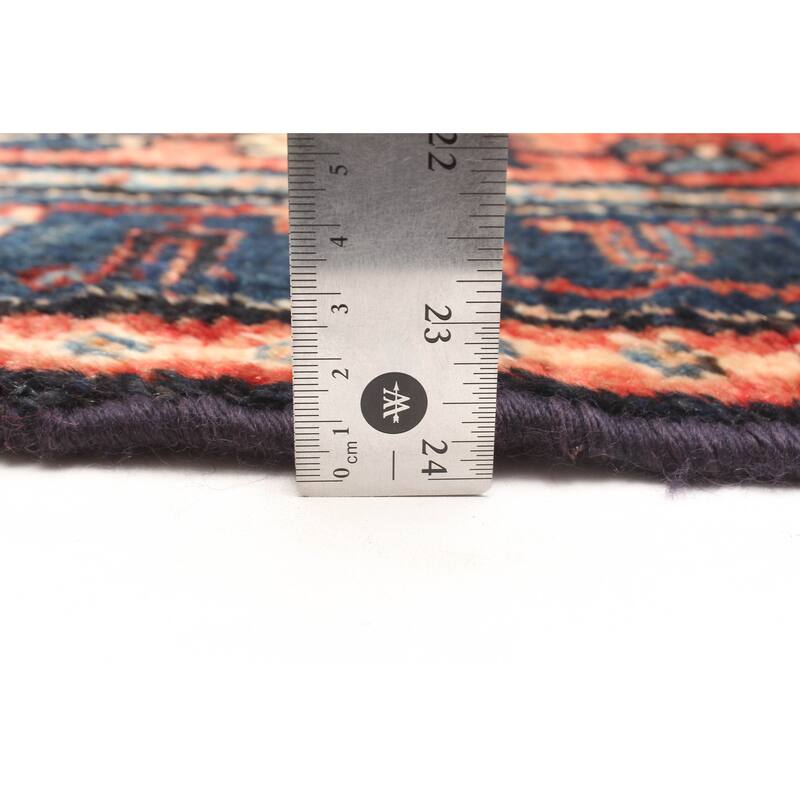 ECARPETGALLERY Hand-knotted Andelz Copper Wool Rug - 4'2 x 4'1