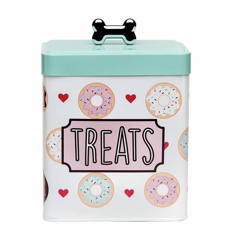 Amici Pet Barkers Dozen Metal Treats Canister - 96 oz. - 96 oz.