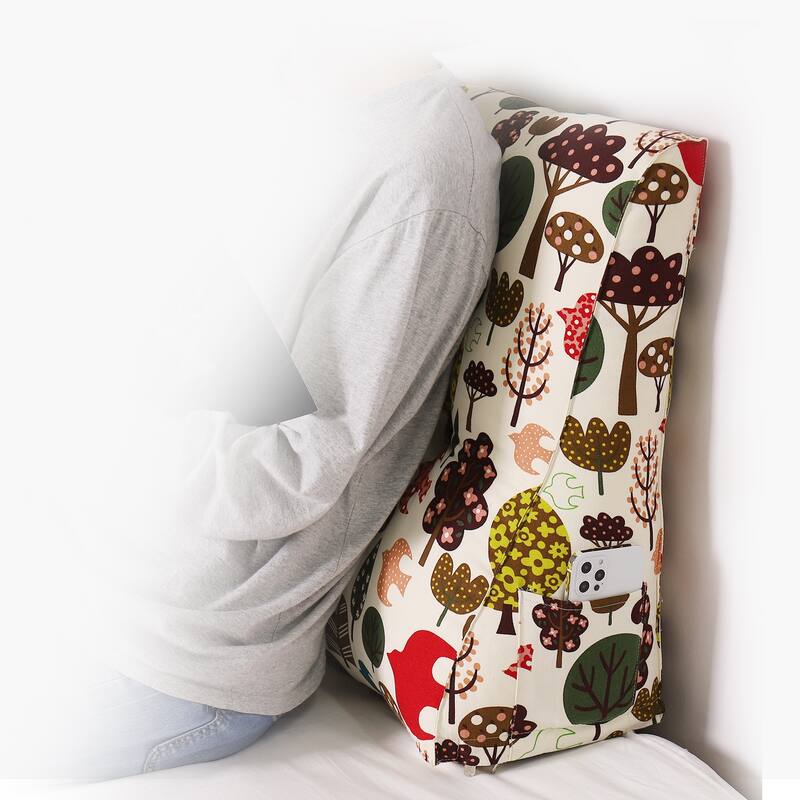 WOWMAX Back Rest Wedge Support Pillow Daybed Pillow