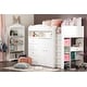 preview thumbnail 6 of 4, South Shore Tiara Space Saver Solution Loft Bed-2 Baskets Included
